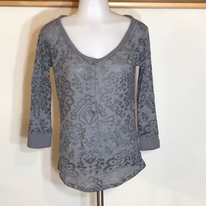 💐2/$20 Sexy Aeropostale sheer 3/4 sleeve top